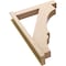Ekena Millwork 6-in W x 30-in D x 42-in H Balboa Block Rough Cedar Woodgrain TimberThane Outlooker, Primed Tan OUTUR060X30X42BOA44RCPR - alternate 3